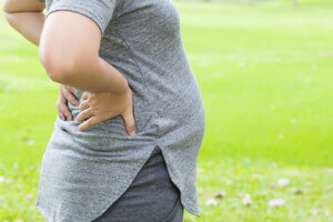 Back pain of pregnant women