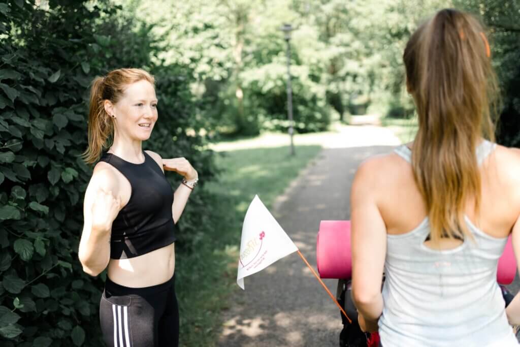 Fitnesstrainerin für Mamas
